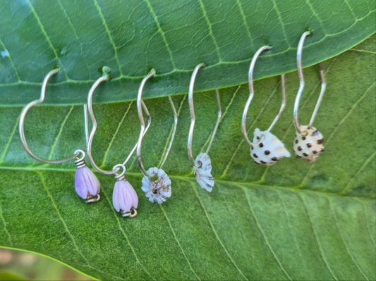 1.5" Heart Shape Hoops | Sterling Silver