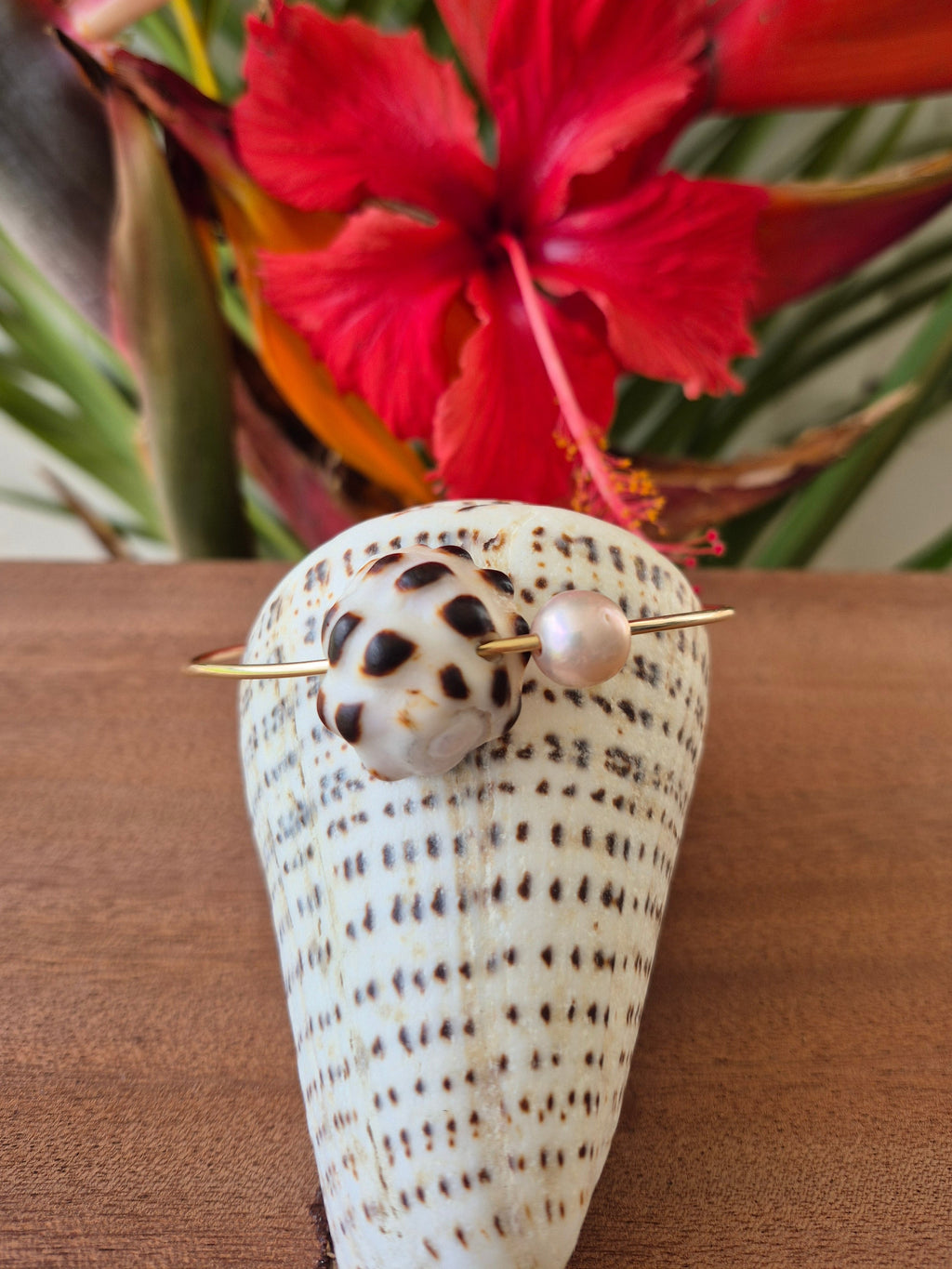 Bangle Drupe & Edison Pearl | 14k Gold Filled Bangle