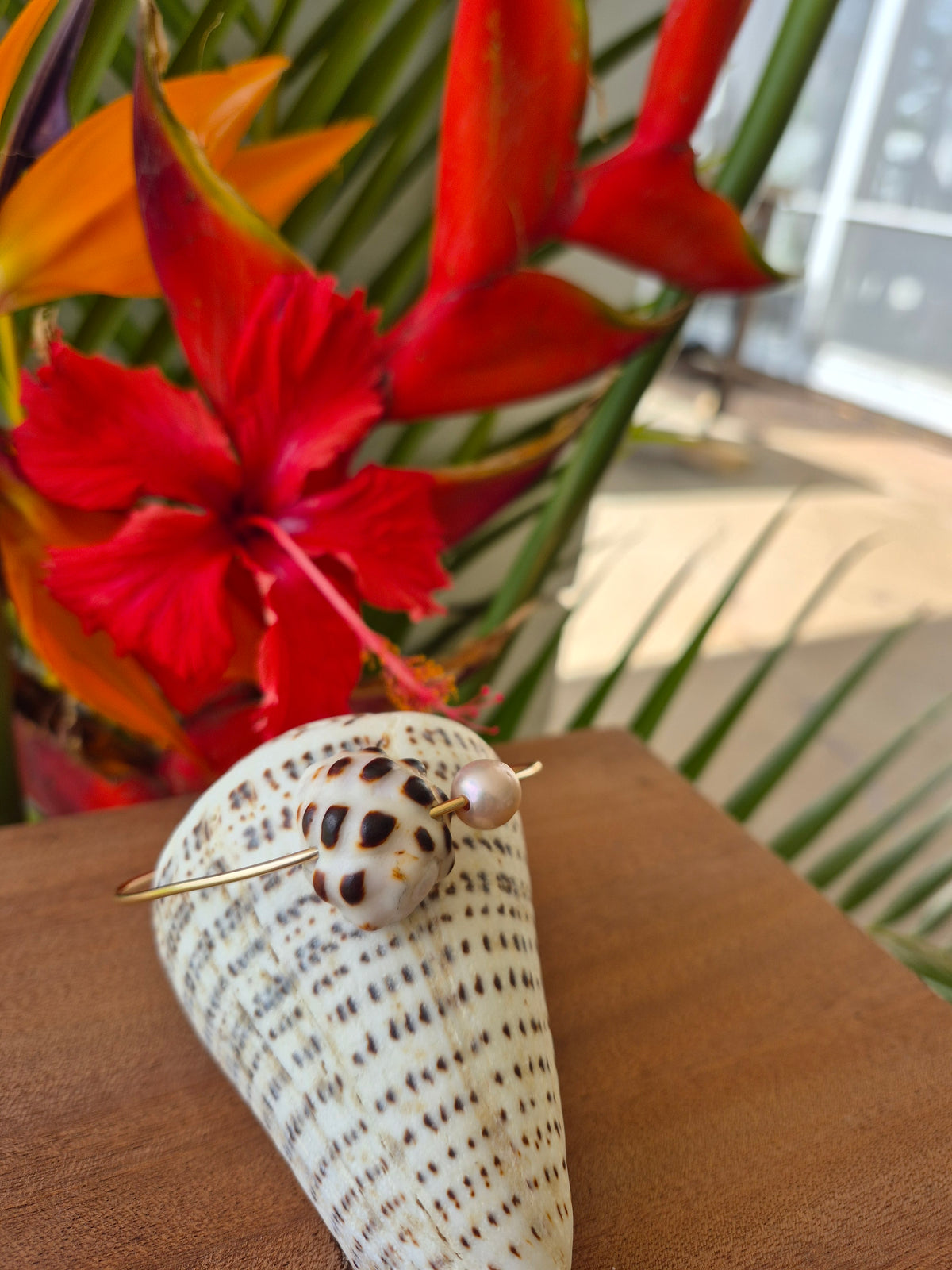 Drupe & Edison Pearl | 14k Gold Filled Bangle