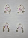 Hoops & Huggies | Authentic Jade | 14k Gold Filled & Sterling Silver