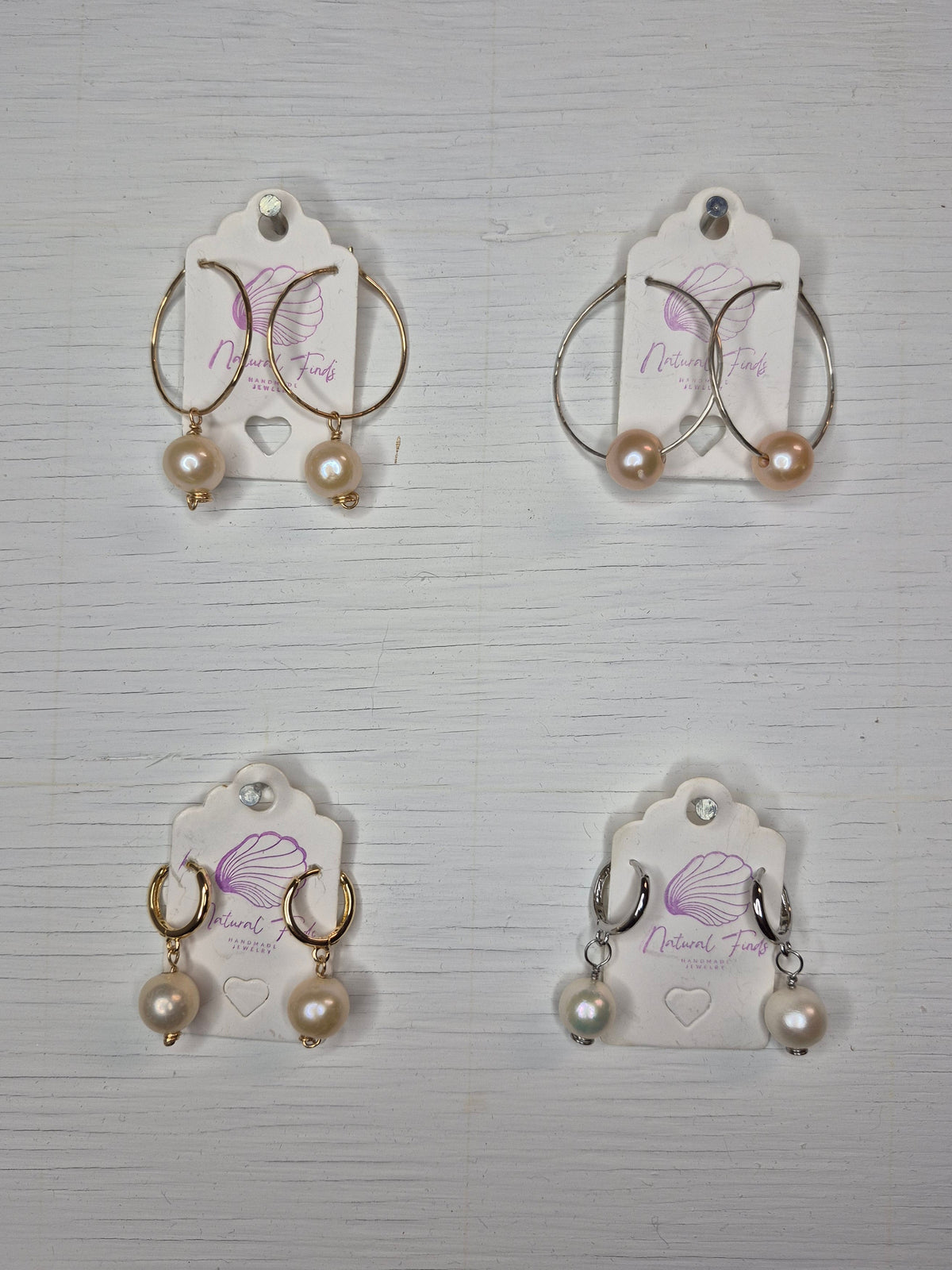 Hoops & Huggies | Edison Pearl | 14k Gold Filled & Sterling Silver